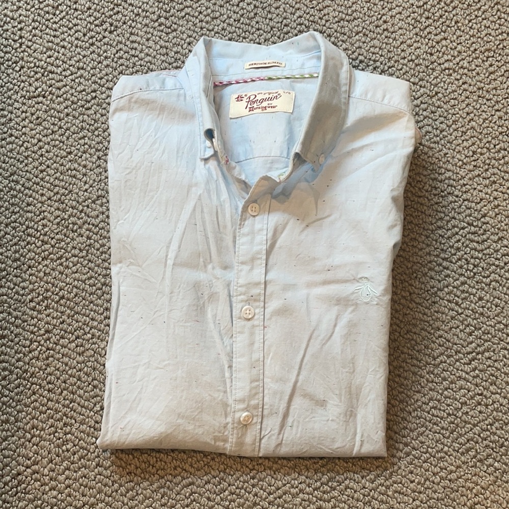 Original Penguin long sleeve button down shirt